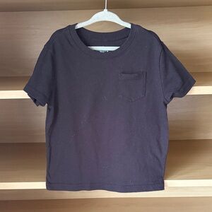 ✨$2✨Jumping Beans•Boys’ Short Sleeve Essential Pocket Tee | Black | 4T